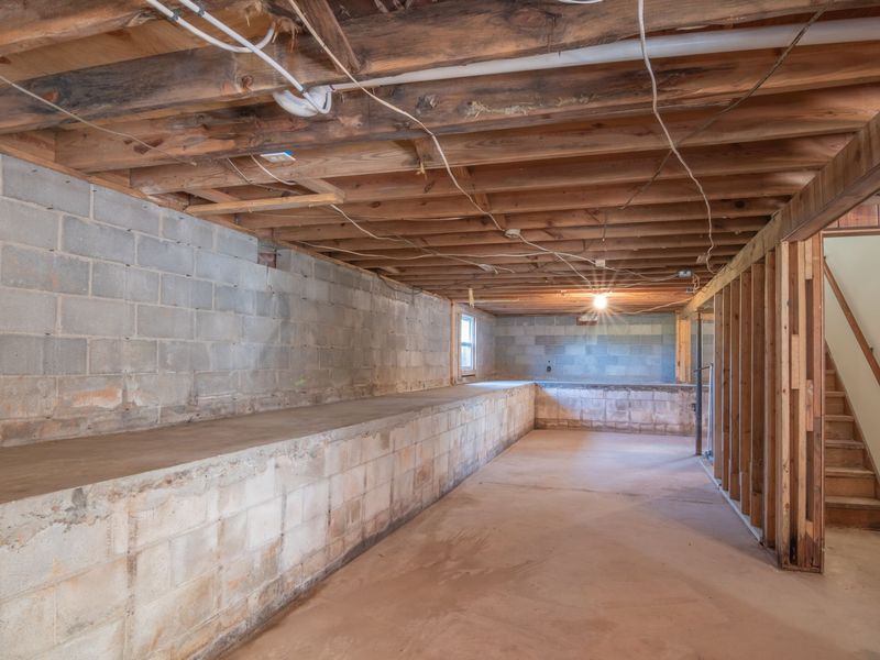 Basement waterproofing job near Walcott, IA