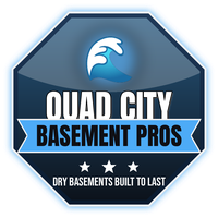 Quad City Basement Pros logo, basement waterproofing in Davenport